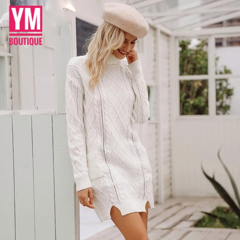 ⚡New in⚡Turtleneck Sweater dress - Picture 2 of 5